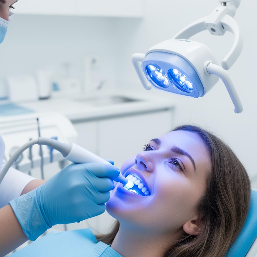 Professional laser teeth whitening — Cabinet Dr. Berrada Tangier